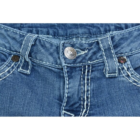 True Religion Women's Jeans Size 30 Blue Denim Skinny Stretch Pants - Picture 7 of 16